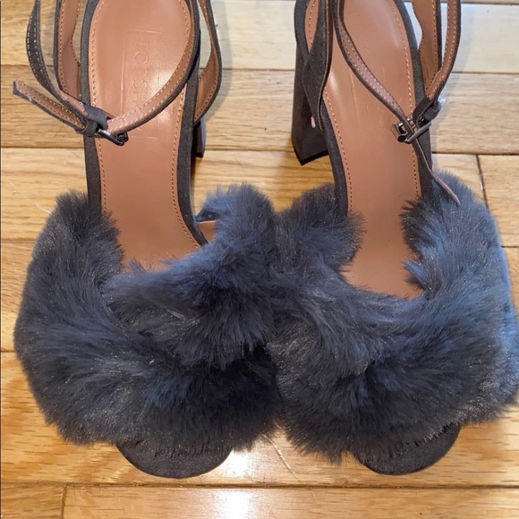 Topshop SASSY Fur Heels 6.5 - Picture 2 of 2